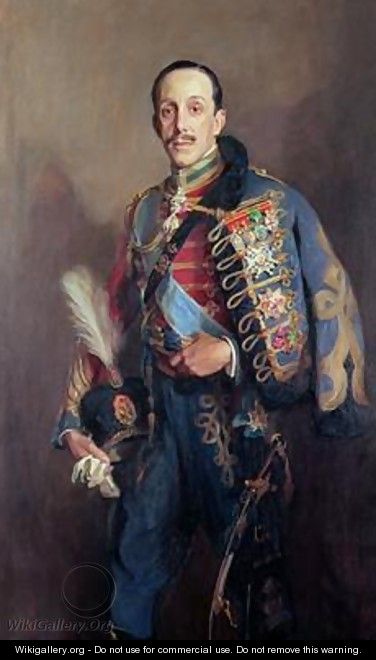Portrait of King Alfonso XIII of Spain 1886-1941 - Philip Alexius De Laszlo
