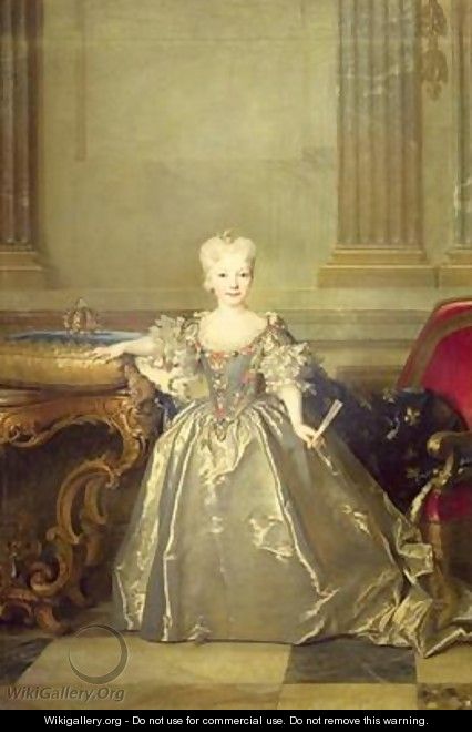Infanta Maria Anna Victoria de Bourbon - Nicolas de Largilliere