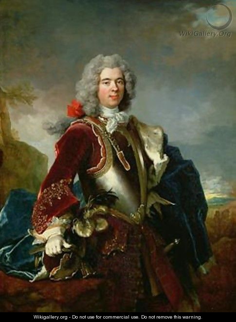 Portrait of Prince Jacques 1er Grimaldi - Nicolas de Largilliere
