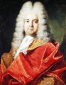 Portrait presumed to be a Self Portrait in Red Cloak - Nicolas de Largilliere