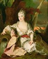 Portrait of Elizabeth Charlotte of Bavaria 1652-1722 Duchess of Orleans - Nicolas de Largilliere