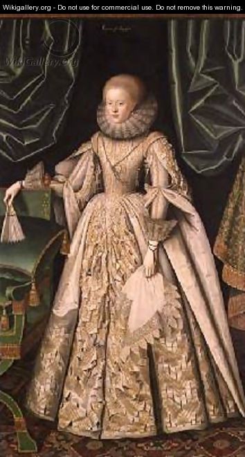 Anne Cecil Countess of Stamford - (attr. to) Larkin, William
