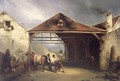 A Farrier shoeing a Horse - Francois-Emile de Lansac