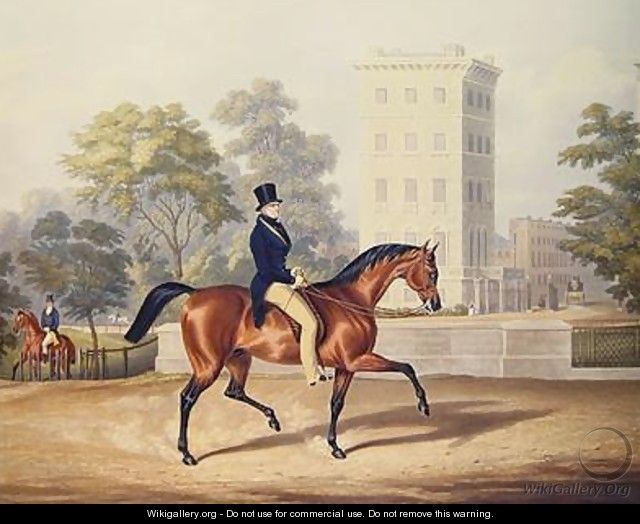 The Marquis of Anglesea on Horseback in Hyde Park - George Henry Laporte