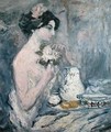 Woman with a Bouquet - Pierre Laprade