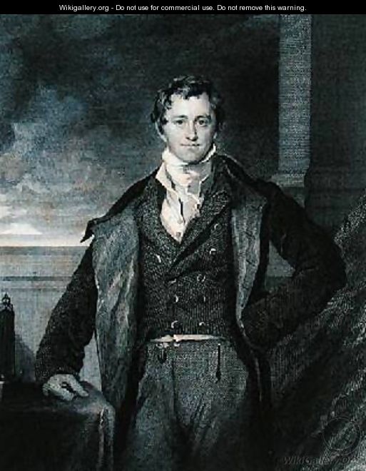 Portrait of Sir Humphry Davy 1778-1829 - (after) Lawrence, Sir Thomas