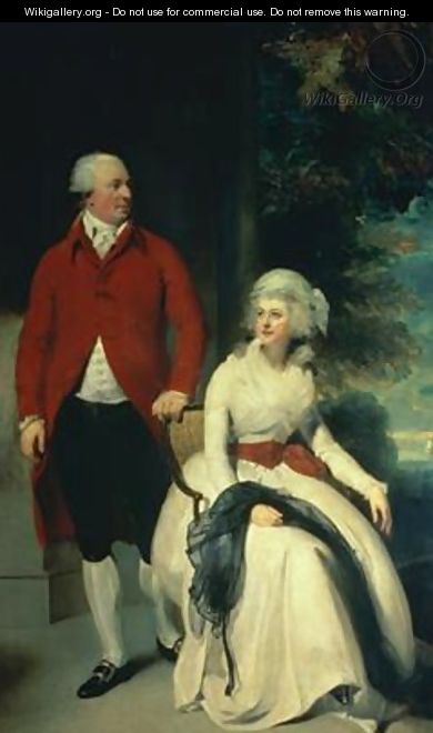Portrait of John Julius Angerstein 1735-1823 and his second wife Eliza 1748-1800 - Sir Thomas Lawrence