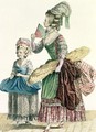 An Elegant Dressmaker Delivering her Work - (after) Le Clerc, Pierre Thomas