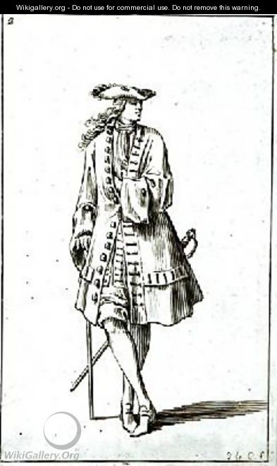 Male costume illustration 2 - Sebastien I Le Clerc