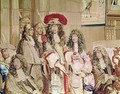 Louis XIV 1638-1715 visiting the Gobelins factory 2 - (after) Le Brun, Charles