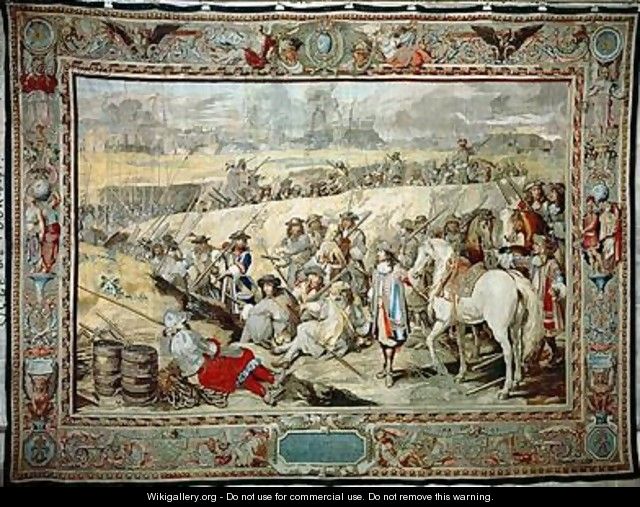 The Siege of Tournai - (after) Le Brun, Charles