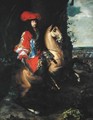 Equestrian Portrait of Louis XIV - Charles & Meulen, Adam van der Le Brun