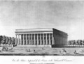 View of the Bourse Imperial Palace and the Commercial Court Paris - Jacques Louis Constant Le Cerf