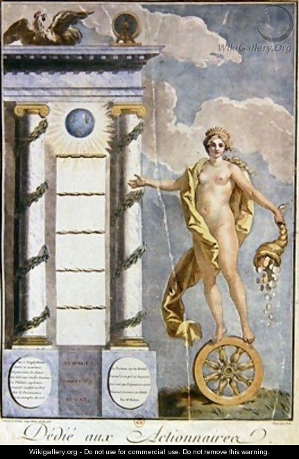 Allegory of the French Royal Lottery - Jean Jacques Francois Le Barbier