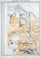 Map of the Suez Canal - A. Le Bealle