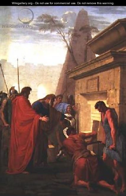 Darius Hystaspes Opens the Tomb of Nitocris - Eustache Le Sueur