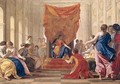 Poliphilus Kneeling before Queen Eleuterylida - Eustache Le Sueur