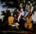 The Muses Melpomene Erato and Polymnia - Eustache Le Sueur