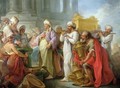 Solomon Before the Ark of the Covenant - Blaise Nicolas Le Sueur
