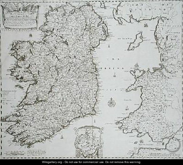An Epitome of Sir William Pettys Large Survey of Ireland - (after) Lea, Philip