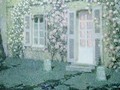 The House with Roses - Henri Eugene Augustin Le Sidaner