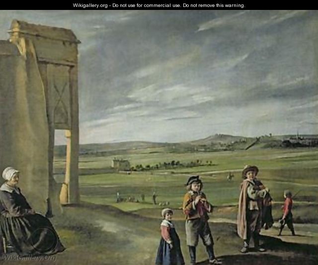 Landscape with Peasants - Louis Le Nain