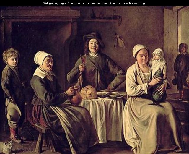 The Peasant Family - Mathieu Le Nain