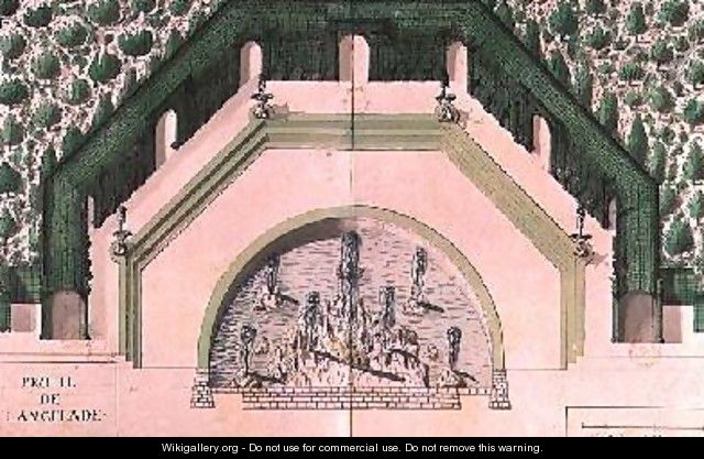 Design for the Bassin de lEncelade at Versailles - A. & Marsy, G. and B. Le Notre