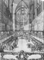 The Coronation of Louis XIV on 7th June 1654 in Reims cathedral - Antoine Le Pautre