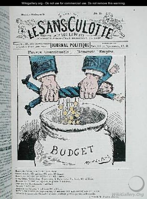 Poor Taxpayer Thank the Empire - Alfred Le Petit