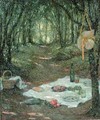 A Break in the Woods Gerberoy - Henri Eugene Augustin Le Sidaner