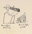 Edward Lear Aged 73 and a Half and His Cat Foss Aged 16 - Edward Lear