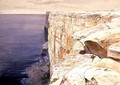 The Rocks near Garf Hasan Malta - Edward Lear