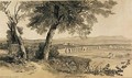 Campagna of Rome from Villa Mattei - Edward Lear