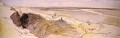 In the Desert near Damascus - Edward Lear