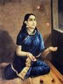 Lady Juggler - Raja Ravi Varma