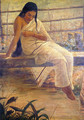 Lady on the Bridge - Raja Ravi Varma