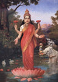 Goddess Lakshmi - Raja Ravi Varma