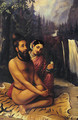 Vishwamitra and Menaka - Raja Ravi Varma