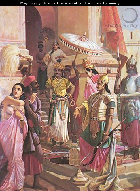 Victory of Meghanada - Raja Ravi Varma