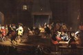 Monkeys in a Tavern Interior - Ferdinand van Kessel