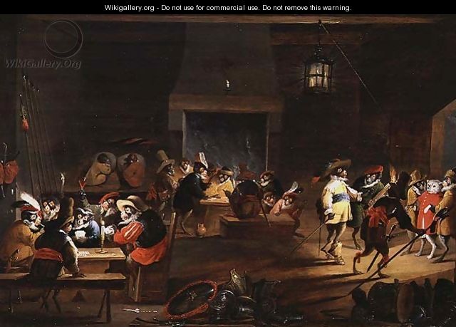 Monkeys in a Tavern - Ferdinand van Kessel