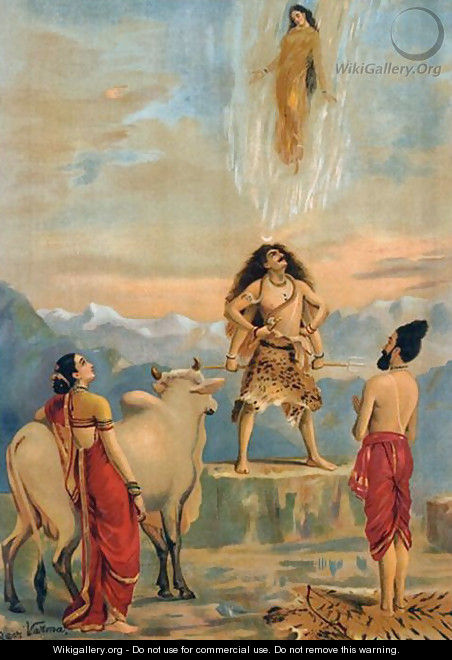 Ganga Vatram - Raja Ravi Varma Ganga Vatram - Raja Ravi Varma