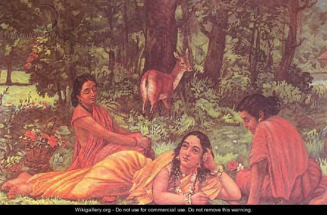 Sakunthala Pathralekhan 2 - Raja Ravi Varma