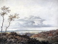 Rural landscape with later cloud studies by Luke Howard 1772-1864 - Edward Kennion