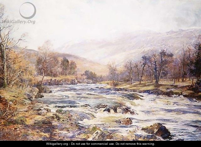O River of Winter Sunshine Scotland - Archibald Kay