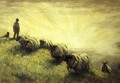 Shepherd Bringing Home his Flock - John Robert Keitley