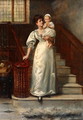 On the Staircase - George Goodwin Kilburne