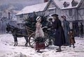 The Holly Cart - George Goodwin Kilburne