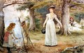 Stoking the Fire - George Goodwin Kilburne